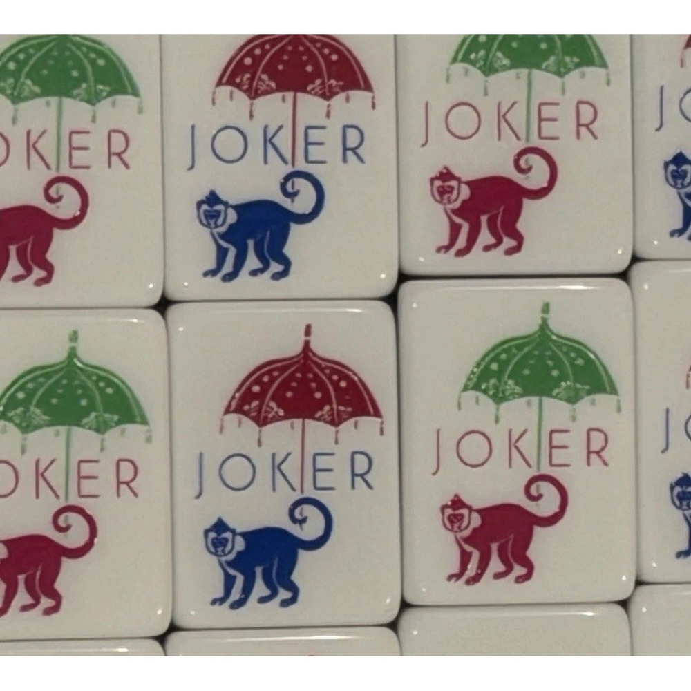 NEW! Beautiful Layered Mahjong Tiles – American Set 160 Tiles - Dark Purple - Picture 2 of 14